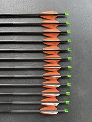 Victory Archery RIP Extreme Velocity Elite V1 350 Carbon Arrows 1-Dozen