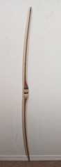 VERY OLD 60″ ENGLISH WOODEN LONGBOW HUNTING BOW 20 LB 25″ PULL FREE SHIPPING