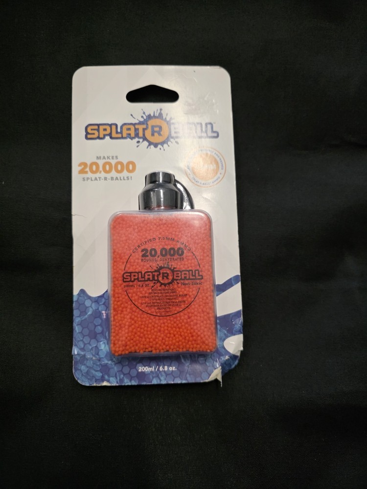 SplatRBall Orange Ammunition 20 000 Rounds 7.5 Mm Bottle