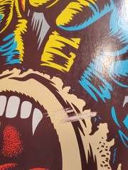 SANTA CRUZ X MARVEL «WOLVERINE SCREAMING HAND» SKATEBOARD