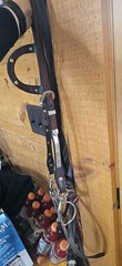 Horse Western Silver Show Headstall, Reins, Bit Set