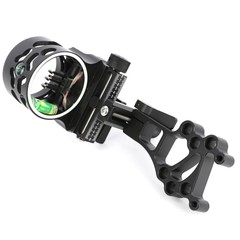 5 Pin Sight Compound Bow 4X 6X 8X Lens 0.019″ Fiber Adjustable Archery Hunting