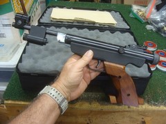 RWS Diana Mod 6G .177 Air Pistol – Upgraded Sights, Target grip, Pellets REPAIR