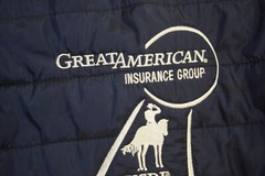 United States Dressage USDF Regional Horse Riding Champion Vest WOMENS L Blue