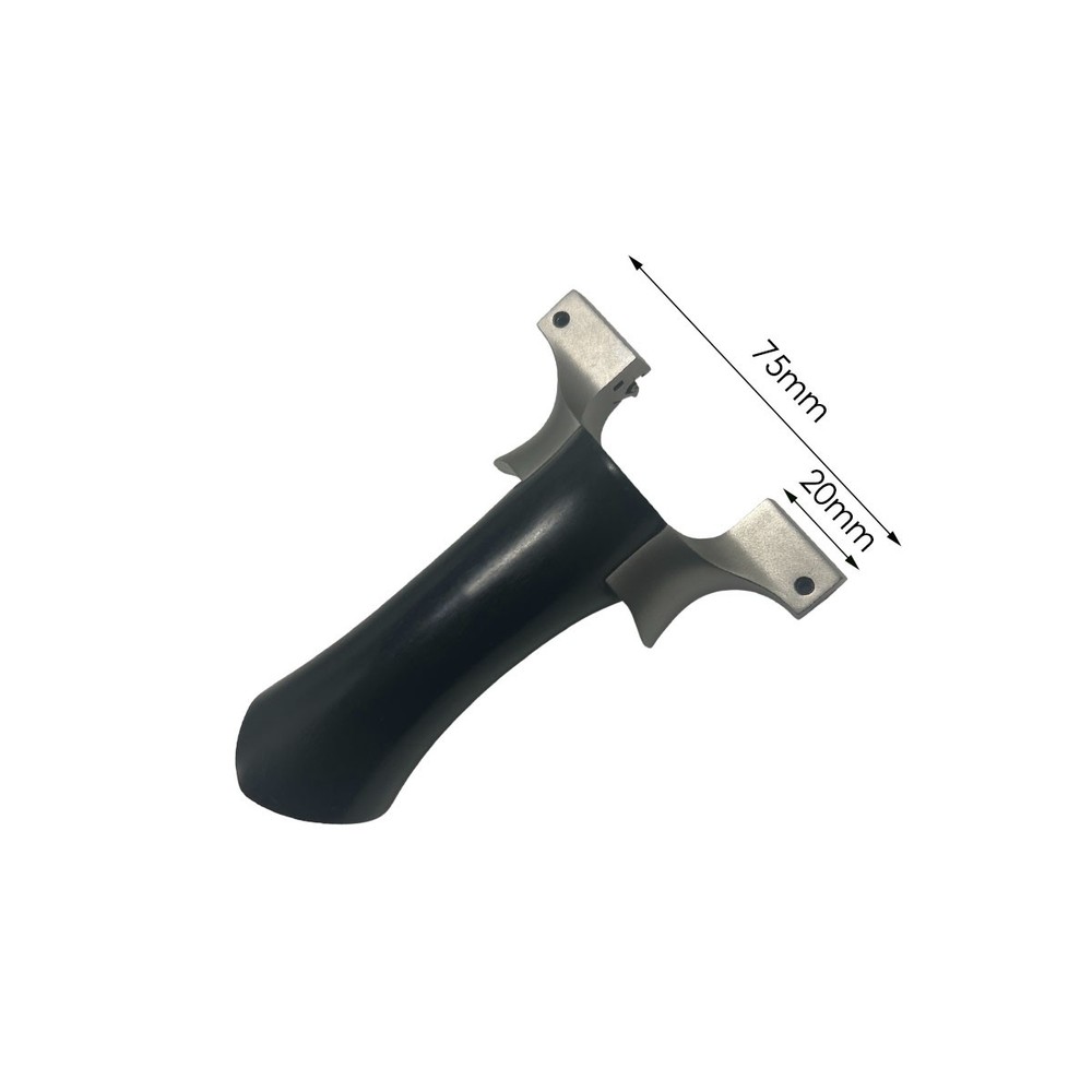 Flat Band Titanium Alloy Slingshot Quick Release Ebony Handle Outdoor Hunting