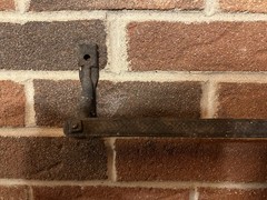 Antique Horse Tack Bar Rail Rack Cast Iron From 19inches