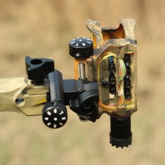 Compound Bow Sight 7 Pin (.019) Archery Micro Adjustable Optical Fiber Hunting