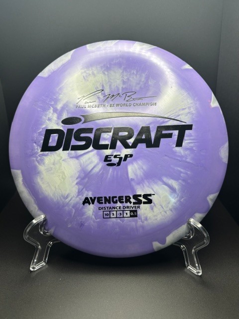 Discraft ESP Avenger SS Paul McBeth 5x World Champ – Purple – 173-174g