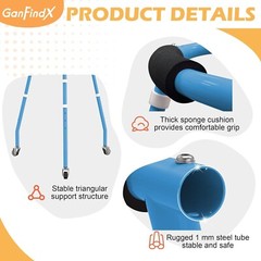 GanFindX Skater Aid for Kids Roller Skating, 33″ Adjustable Roller Skate Trainer
