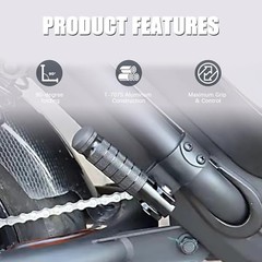 Universal 8mm Foot Pegs 90 Degree Foldable Motorcycle Footpegs CNC Kit Black