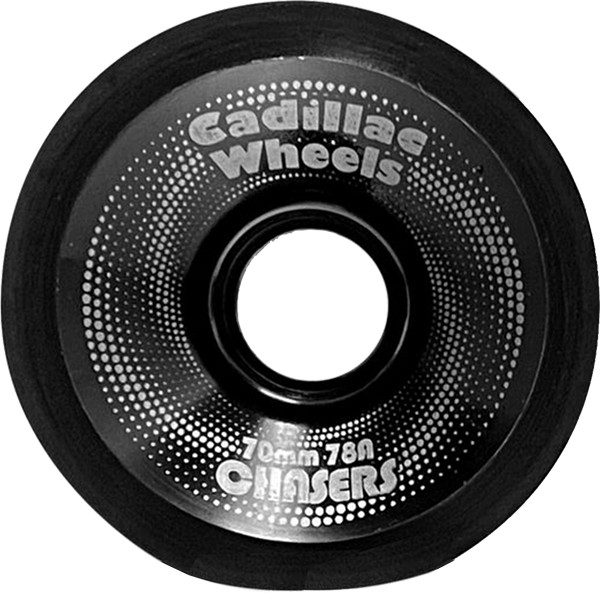 CADILLAC CHASERS 70mm 78a BLACK WHEELS SET