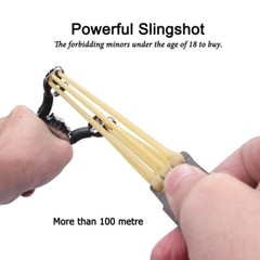 Professional slingshot Stainless Steel Outdoor Hunting slingshots Catapult Sling