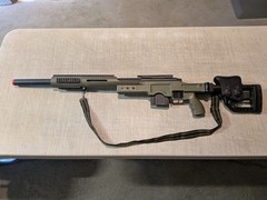 WELL M24 Tactical Bolt Action Airsoft Sniper Rifle MB4411 Very Nice!