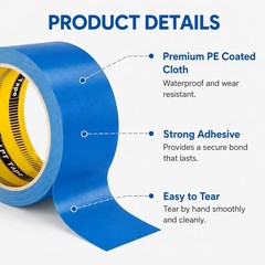 LLPT Duct Tape Premium Grade 1.6″ x 108 Feet x 11 Mil Pink | Wide Size, RoHS,…