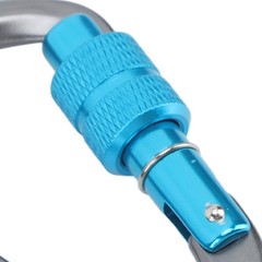 2PCS Compact Locking Carabiners For Outdoor Activities D Shape Popular