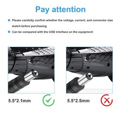12V Power Adapter for Razor Power Core 90 E90 E95 95 Charger ePunk XLR8R Scooter
