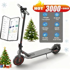 Ladped 8.5″ ADULT ELECTRIC SCOOTER 350W LONG RANGE 30KM HIGH SPEED 19MPH 10.5AH