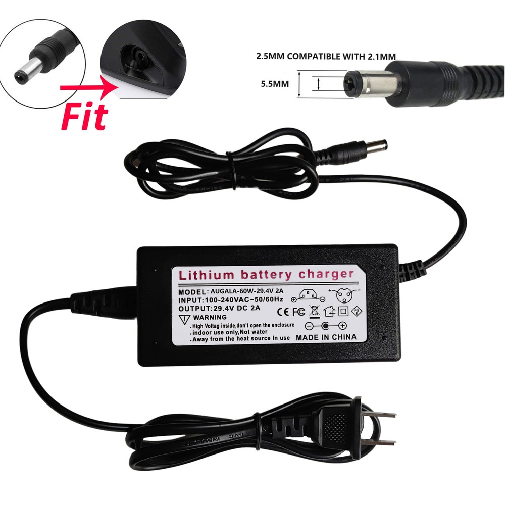 29.4V 2A AC Adapter for Jetson JBeam Electric Scooter Power Battery Charger