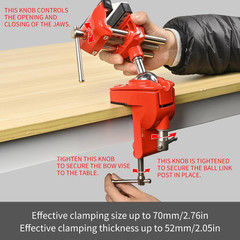 360° Rotate Universal Bow Vise – Professional Bow Vise for Compound Bow/Recurve