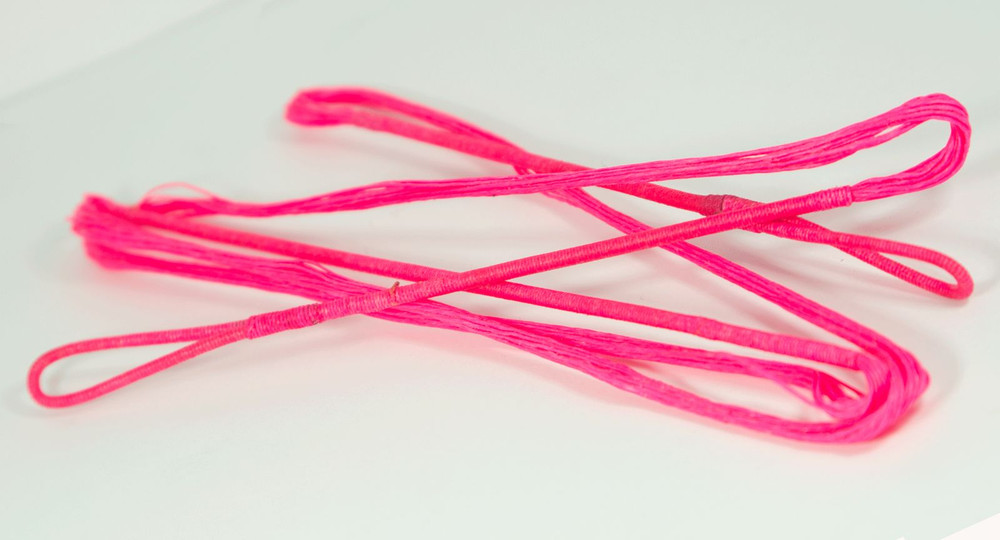 59″ 8125G Flo Pink Recurve Bowstring by 60X Custom Strings Bow Traditional