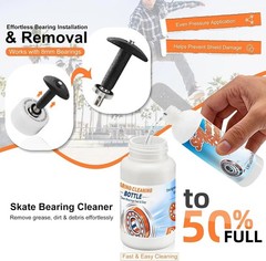 Skate Bearing Cleaning Kit – Portable Complete Bearing Maintenance System wit…