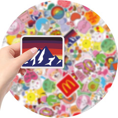 300pcs Cool Waterproof Vinyl Stickers for Adults, Brand Stickers for Water Bottl