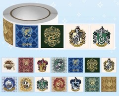 40Pcs Random Harry Potter Mini Hogwarts House Crests Label Stickers Gift Party