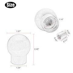 Manual Shift Knob Compatible with Focus ST/RS, Fiesta ST,Subaru WRX, STI, Red