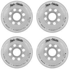 Labeda Inline Roller Hockey Skate Wheels Addiction White 76mm SET OF 4
