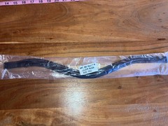 New Black U-Shaped/Curved Plain Raised Padded Browband – Full Horse
