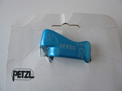1 Petzl Verso 4 Belay Device Turquoise Blue Rock Climbing Gym Rappel Rappeling