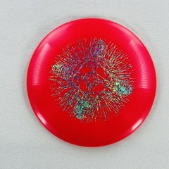 Discraft Comet Red Disc Golf Disc 175-176 Holographic Foil Stamp Driver Frisbee