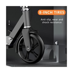 Scooters for Kids 8-12, Teens & Adults – Foldable Commuter Scooter with Bell,…