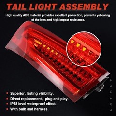 LED Tail Light Assembly Compatible with 2013-2018 Cadillac ATS Left Driver Side