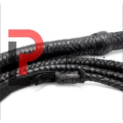 Genuine Leather Stock Whip Heavy Duty 04 to 12 Feet Long 16 Plaited Bull Whip