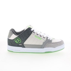 Globe Tilt GBTILT Mens Gray Leather Skate Inspired Sneakers Shoes