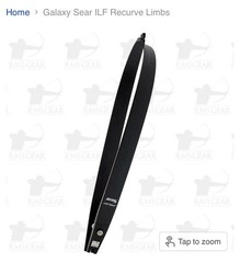 Galaxy Sage Take-Down Recurve Limbs 1 PAIR LIMBS ONLY