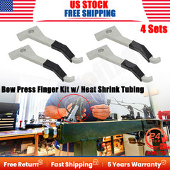 4 Sets For Most Modern Compound Bows Iron Linear Bow Press Finger Kit 7/16 inch