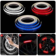 26FT Reflective Safety Tape Self Adhesive pinstripe Sticker Strip Decal 1CM
