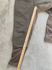 Ovation Pants Womens 34 R Brown Colorblock Full Seat Breeches Equestrian Riding