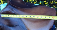 RARE CROSBY MILLER English Sofride Saddle-CENTENNIAL- 16.5″-GREAT! Cross Country