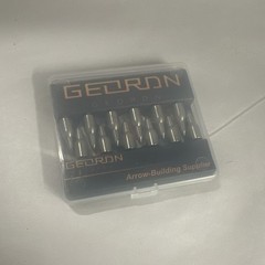 GEORDN Screw-In Arrow Point 100 Grain 19/64 Stainless Steel Silver 7.54-100T