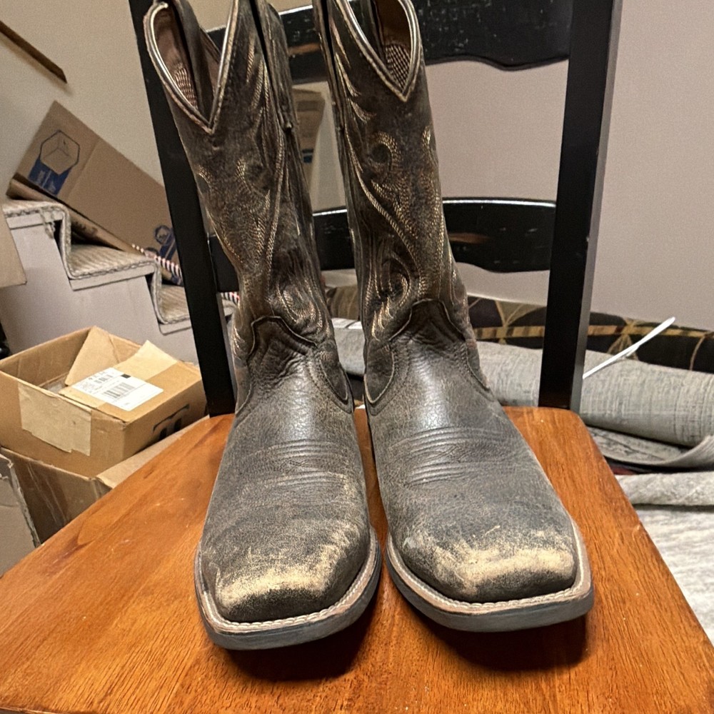 Ariat Men’s Brown Leather Western Cowboy Boots US 8.5D Style 10027209