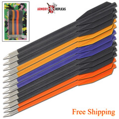 Pistol Crossbow Bolts -6.5 Inches -Set of 12 for Outdoor Hunting Target Practice