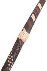 Cow Hide Leather Bullwhip 04 Feet, 16 Plaits Custom WHIP Belly and Bolster