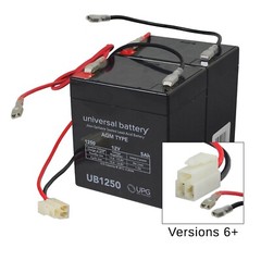 24 Volt Rechargeable Sealed Lead Acid Battery Pack, Razor E150 (5 Ah Version 6+)