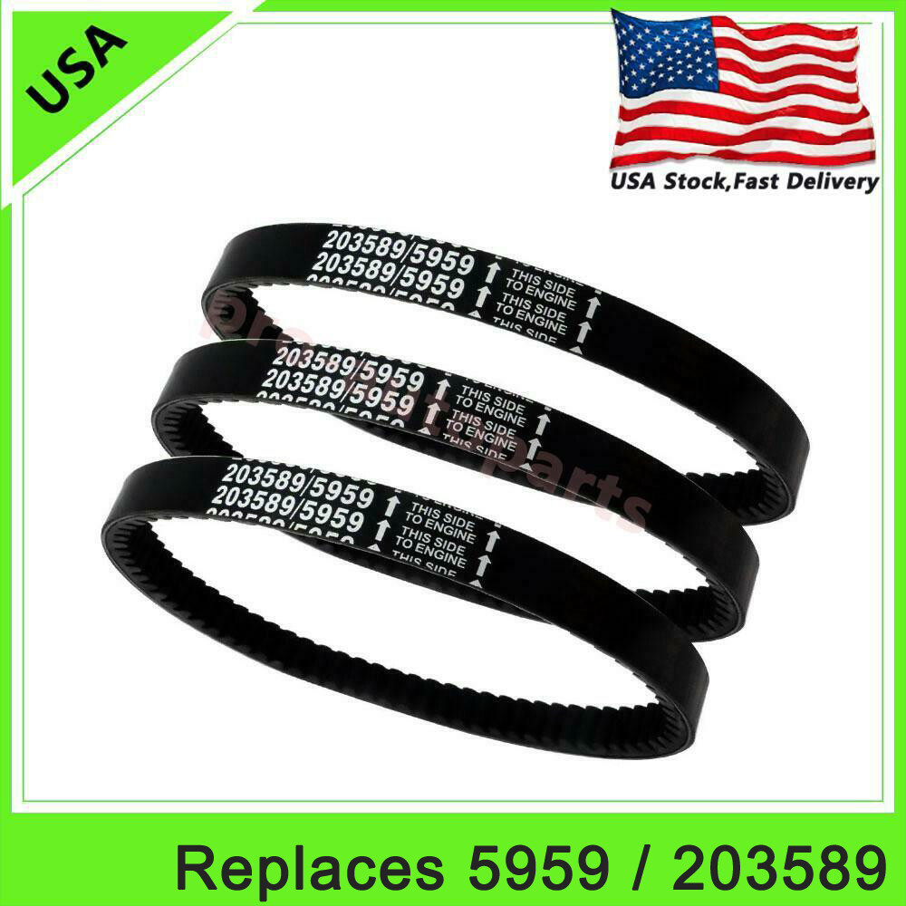 3pcs 30 series Go Kart Drive Belt Replaces For Manco 5959 Comet 203589 US STOCK