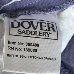 Dover Saddlery Youth sz 14 Riding Sport cotton blend tights breeches Equestrian