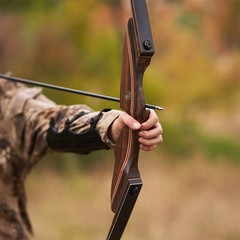 Right Hand Wooden Riser 60″ Takedown Recurve Bow 25-60lbs Archery Hunting Target