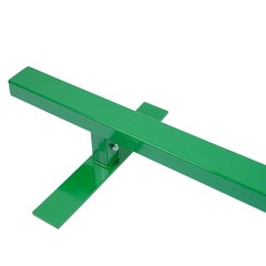 84.9In Skate Grind Rail Portable Skateboard Rail For Scooters, Snowboard Green